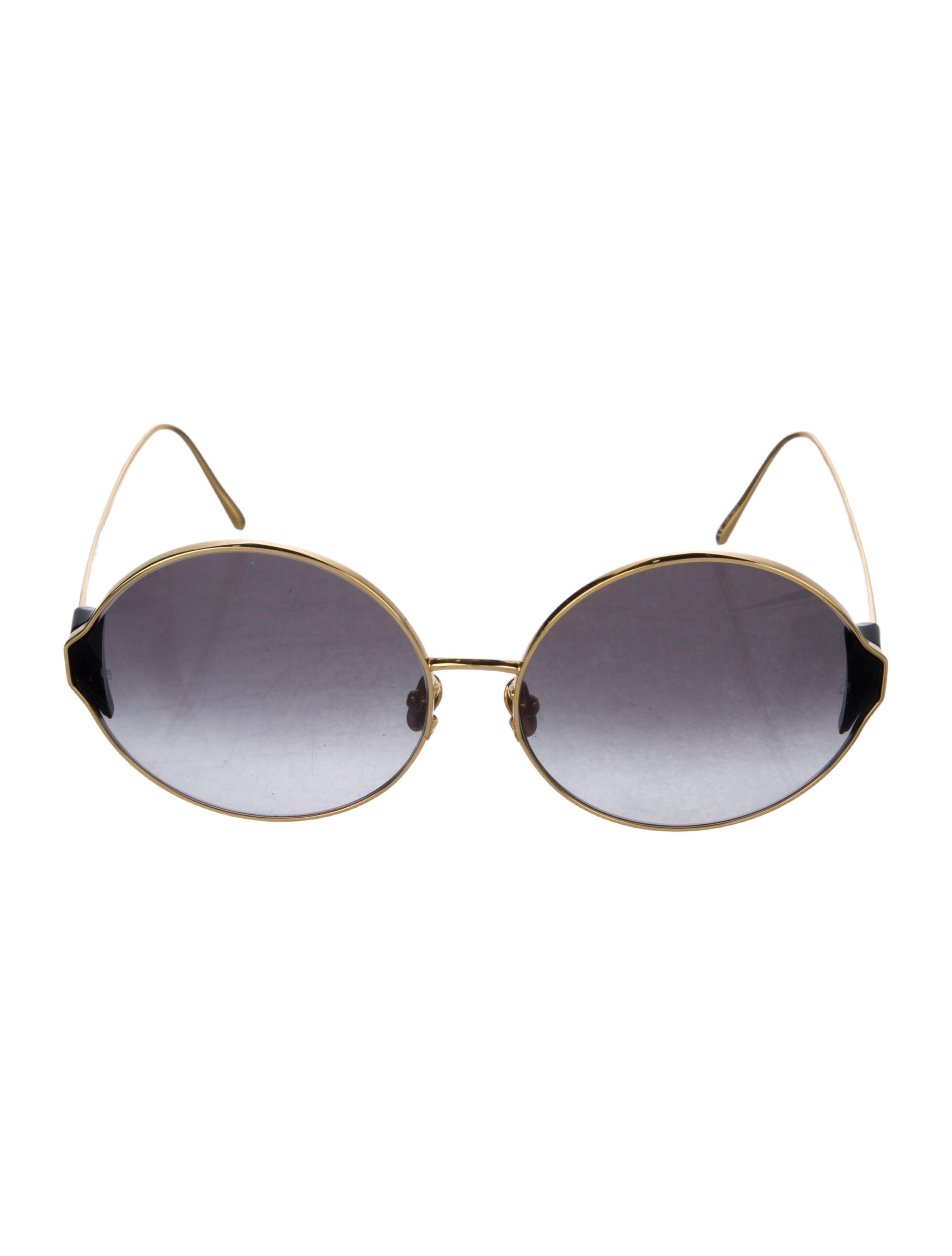 Linda Farrow Oversize Gradient Sunglasses