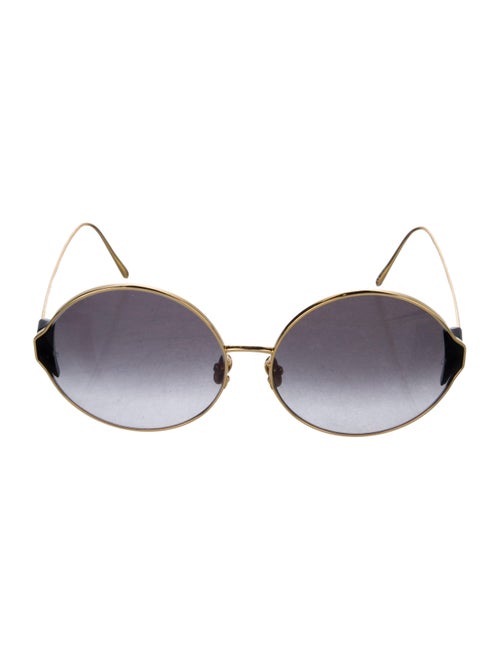Linda Farrow Oversize Gradient Sunglasses