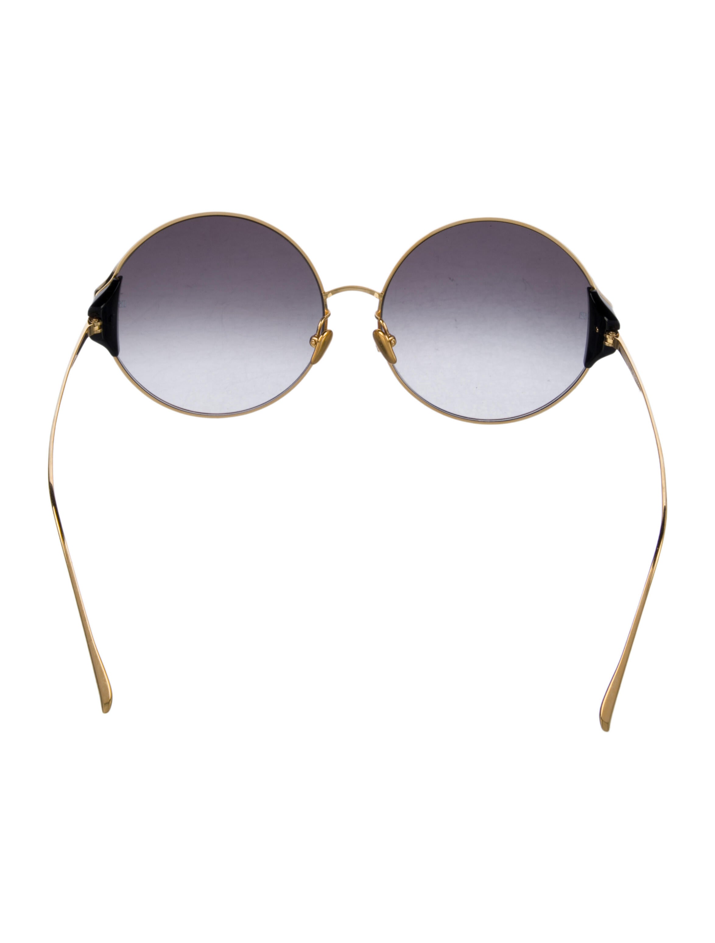 Linda Farrow Oversize Gradient Sunglasses