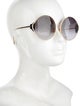 Linda Farrow Oversize Gradient Sunglasses