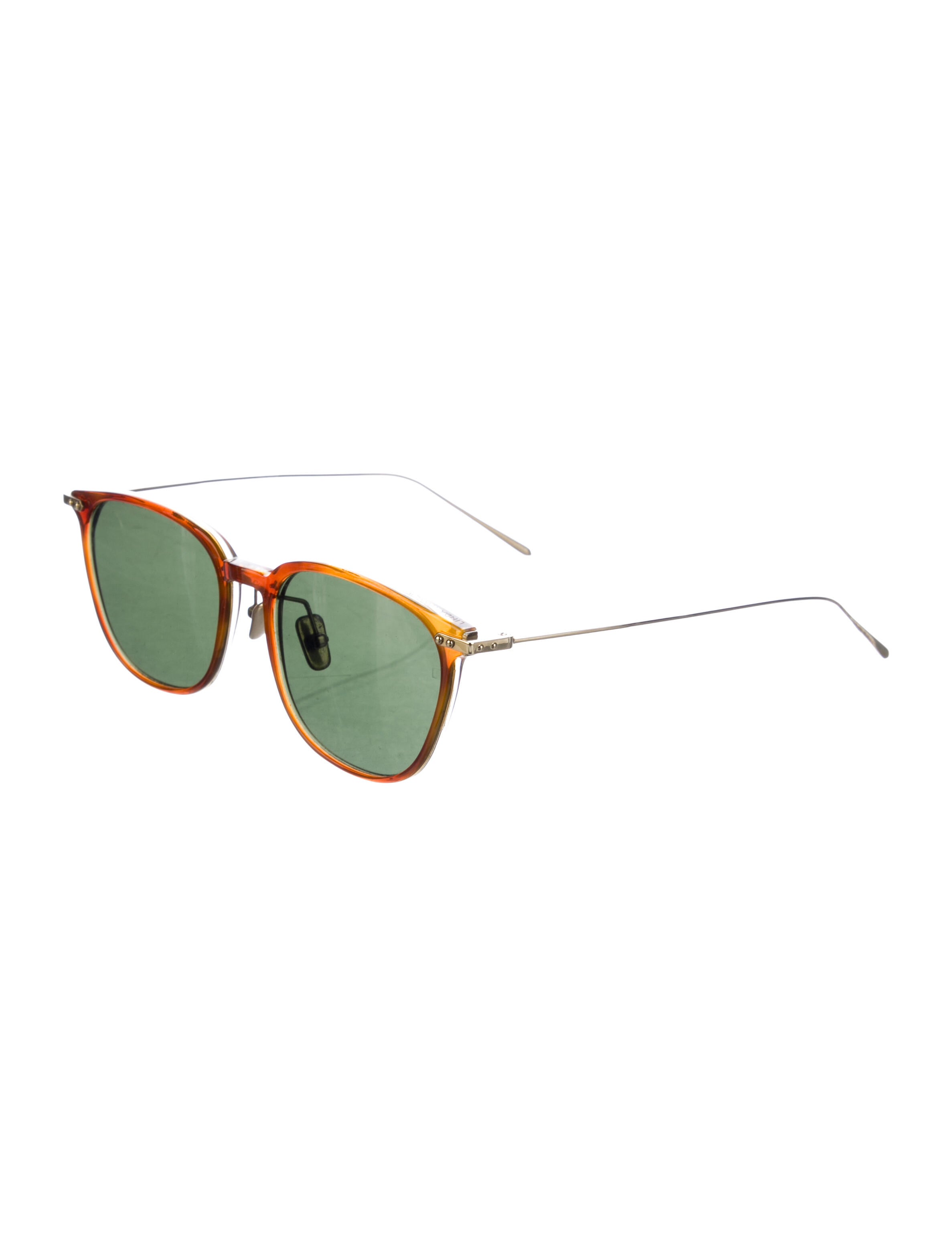 Linda Farrow Wayfarer Mirrored Sunglasses
