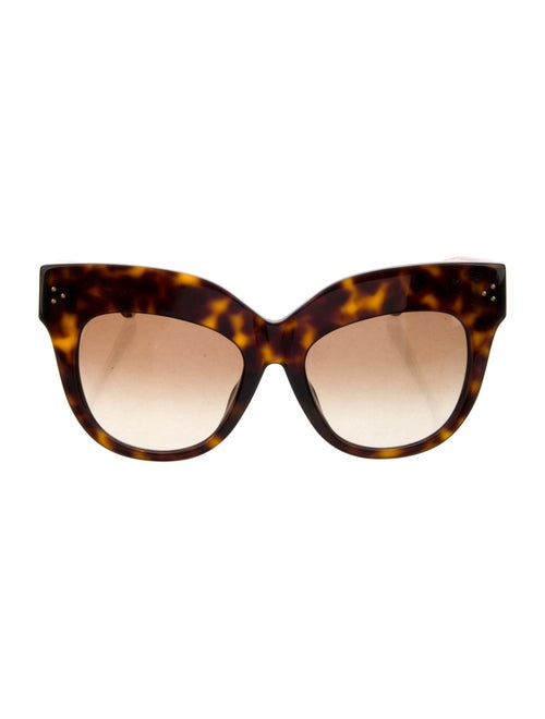 Linda Farrow Dunaway Cat-Eye Sunglasses