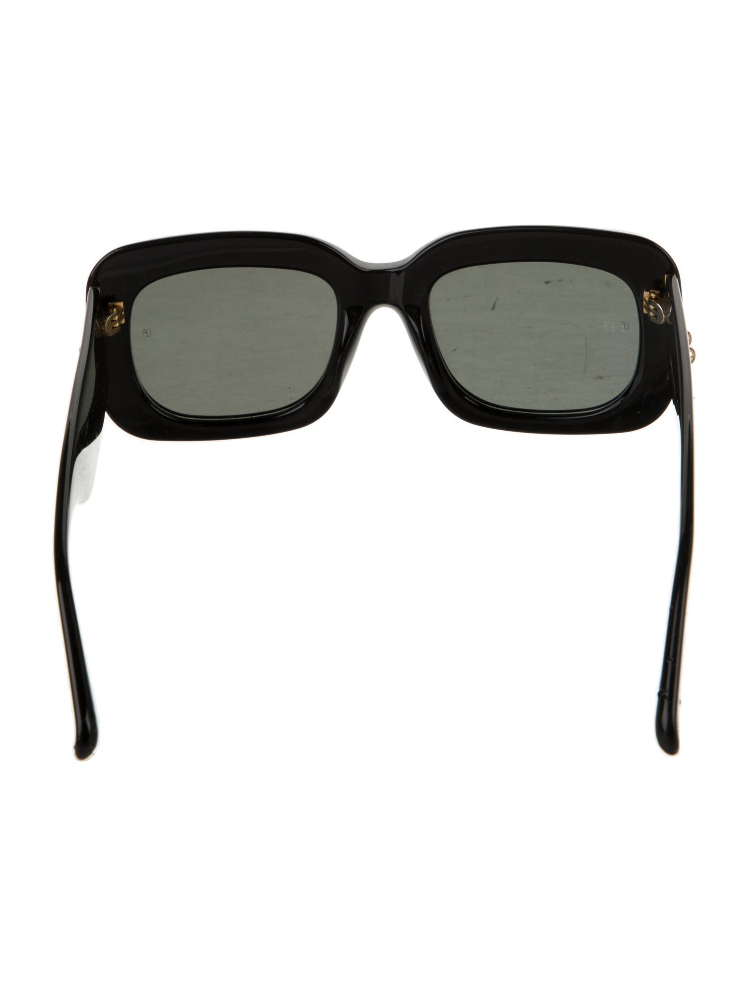 Linda Farrow Square Tinted Sunglasses
