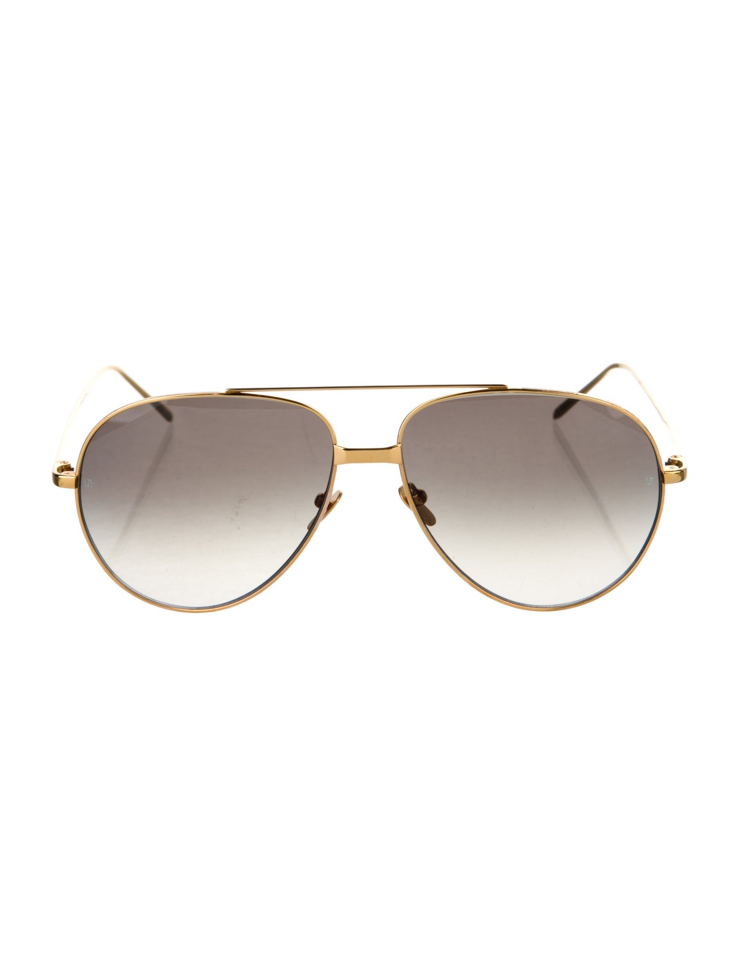 Linda Farrow Aviator Gradient Sunglasses