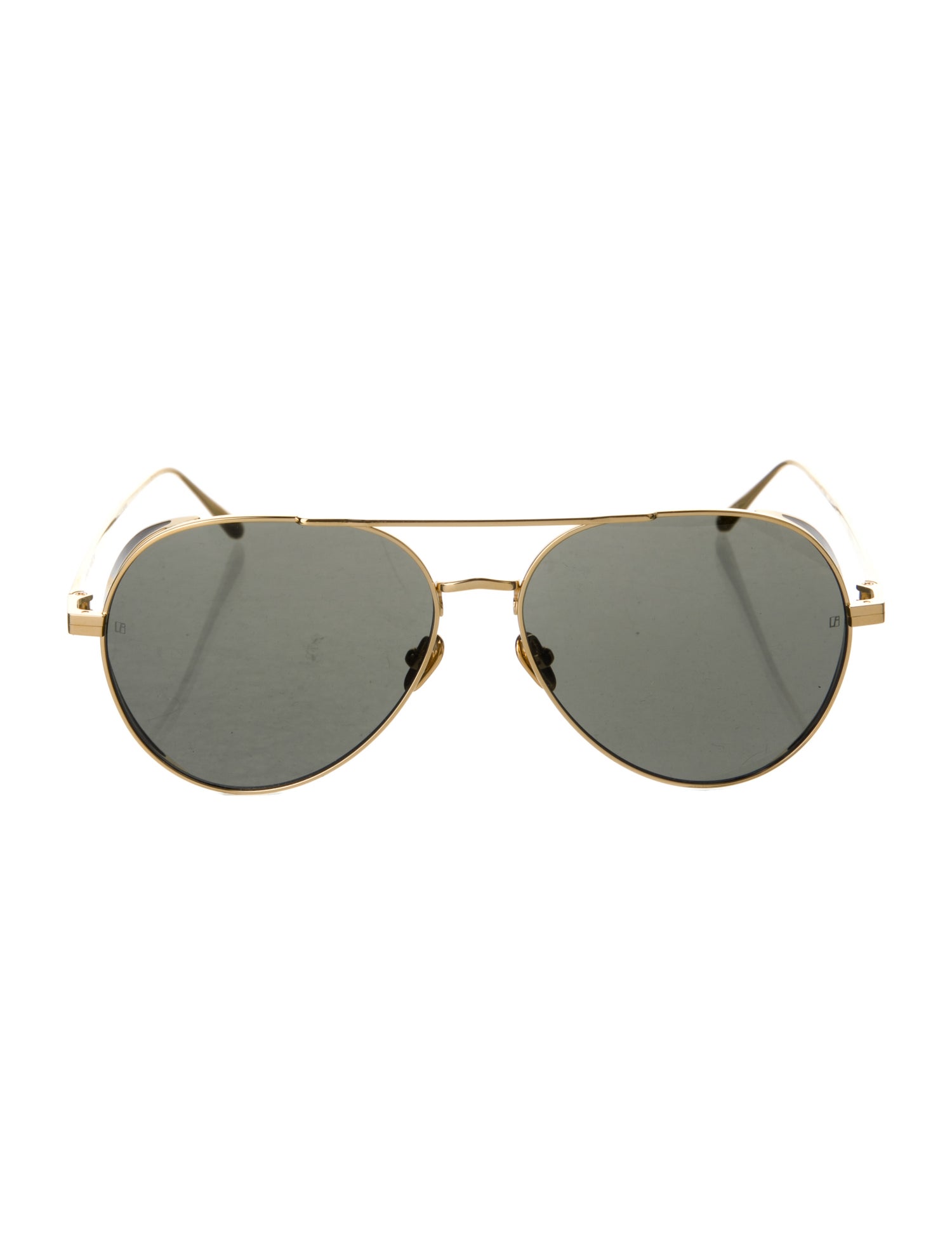 Linda Farrow Aviator Tinted Sunglasses
