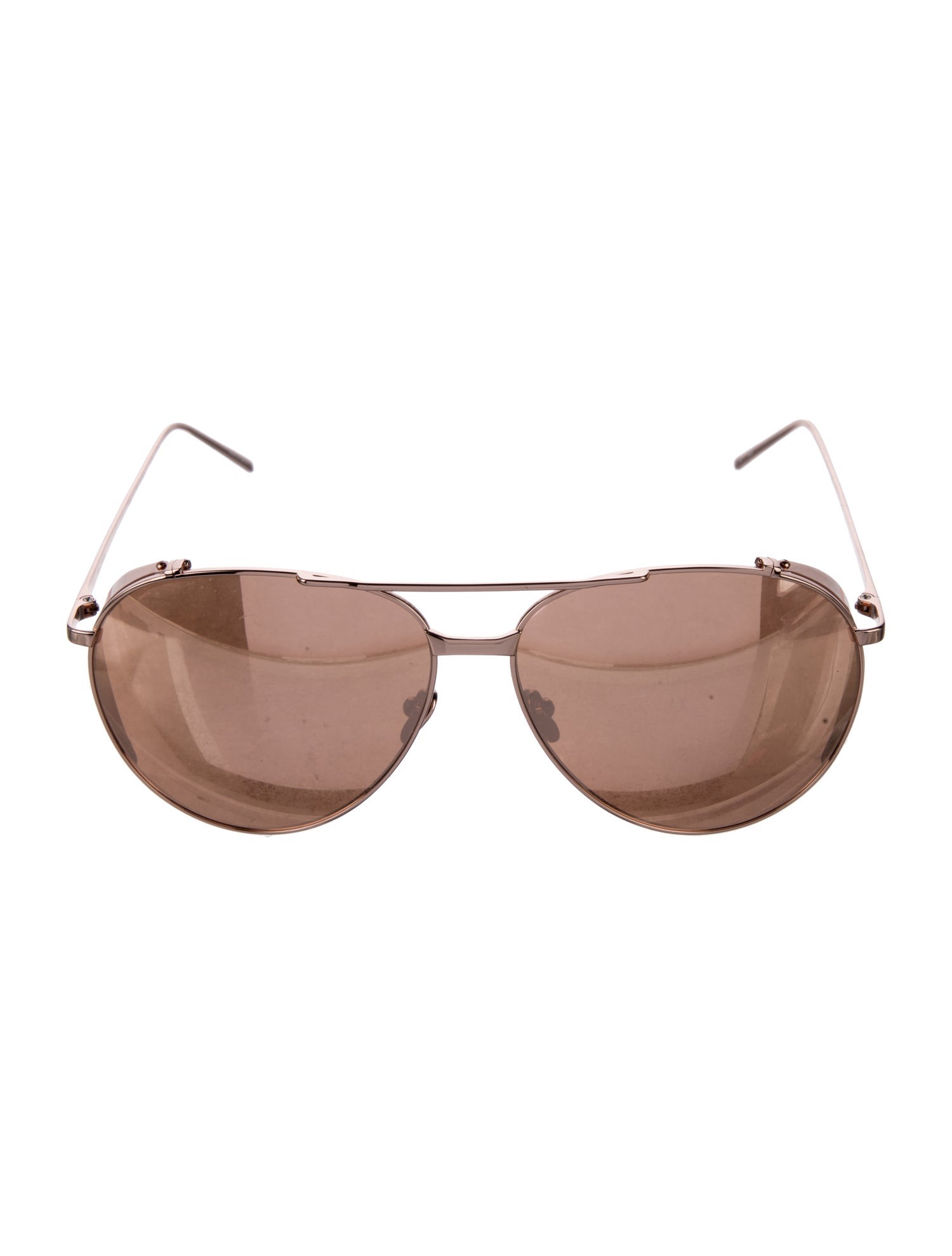 Linda Farrow Aviator Tinted Sunglasses