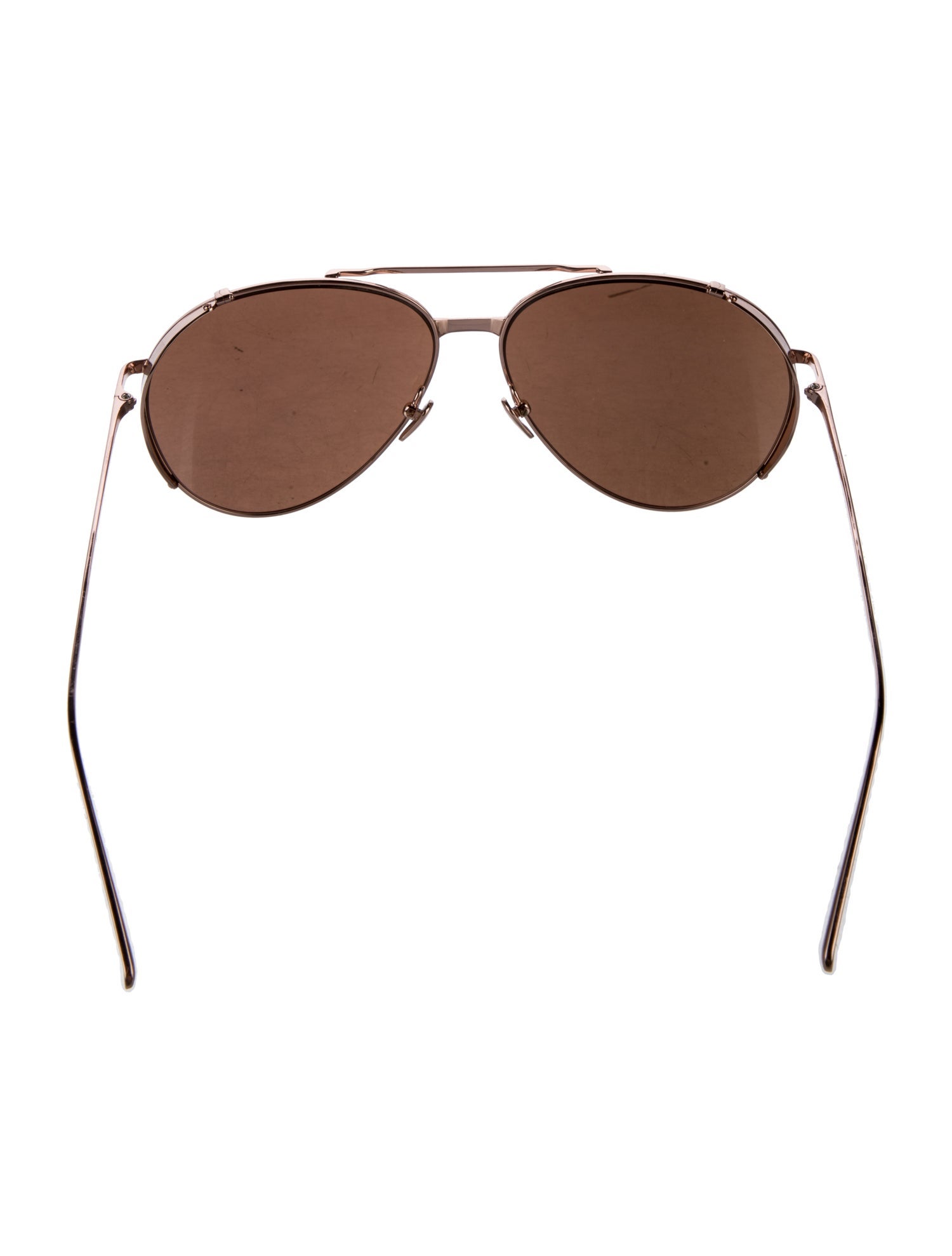 Linda Farrow Aviator Tinted Sunglasses