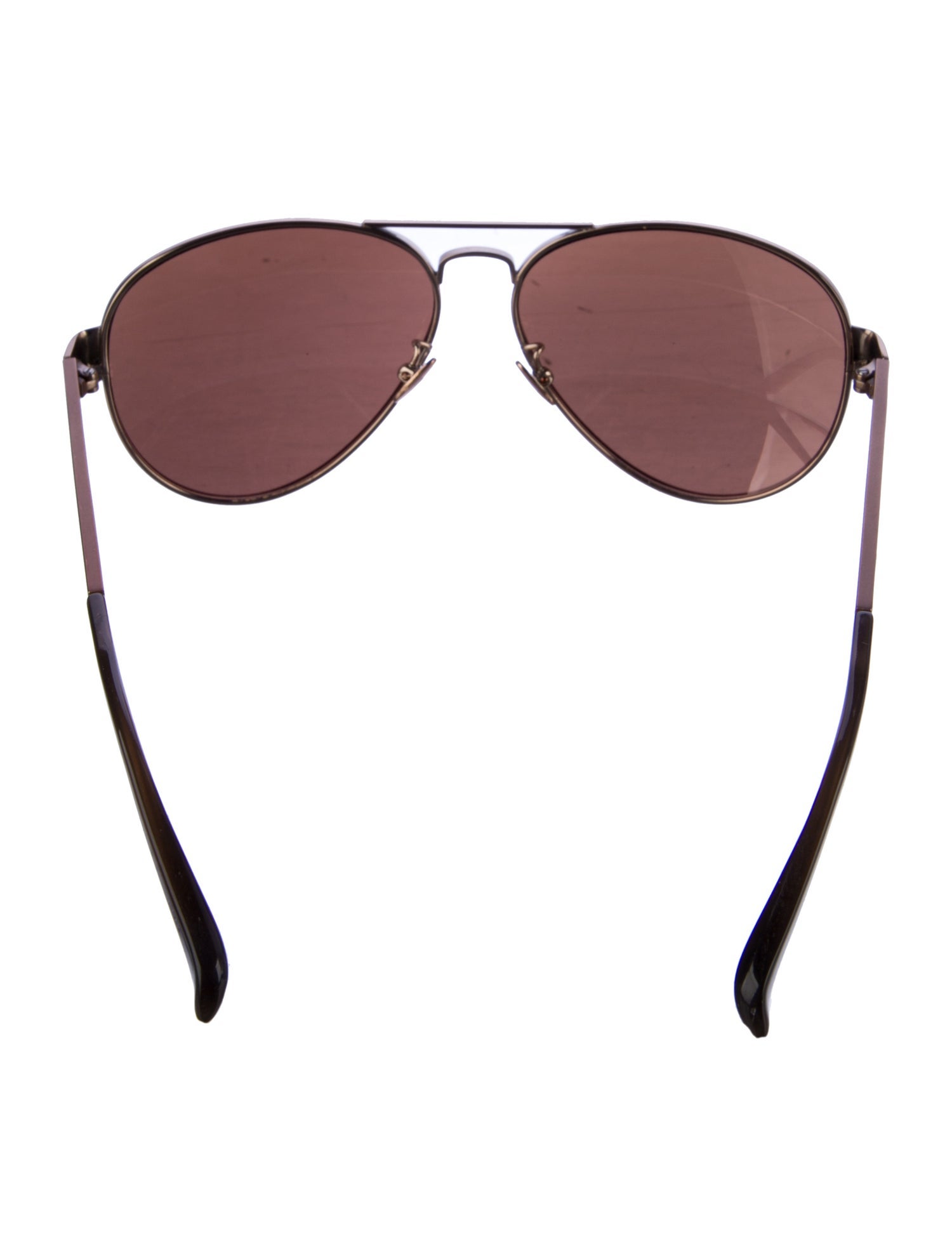 Linda Farrow Aviator Mirrored Sunglasses