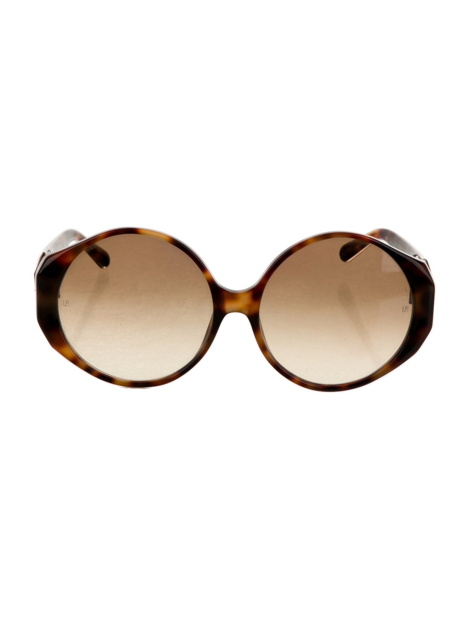 Linda Farrow Oversize Gradient Sunglasses