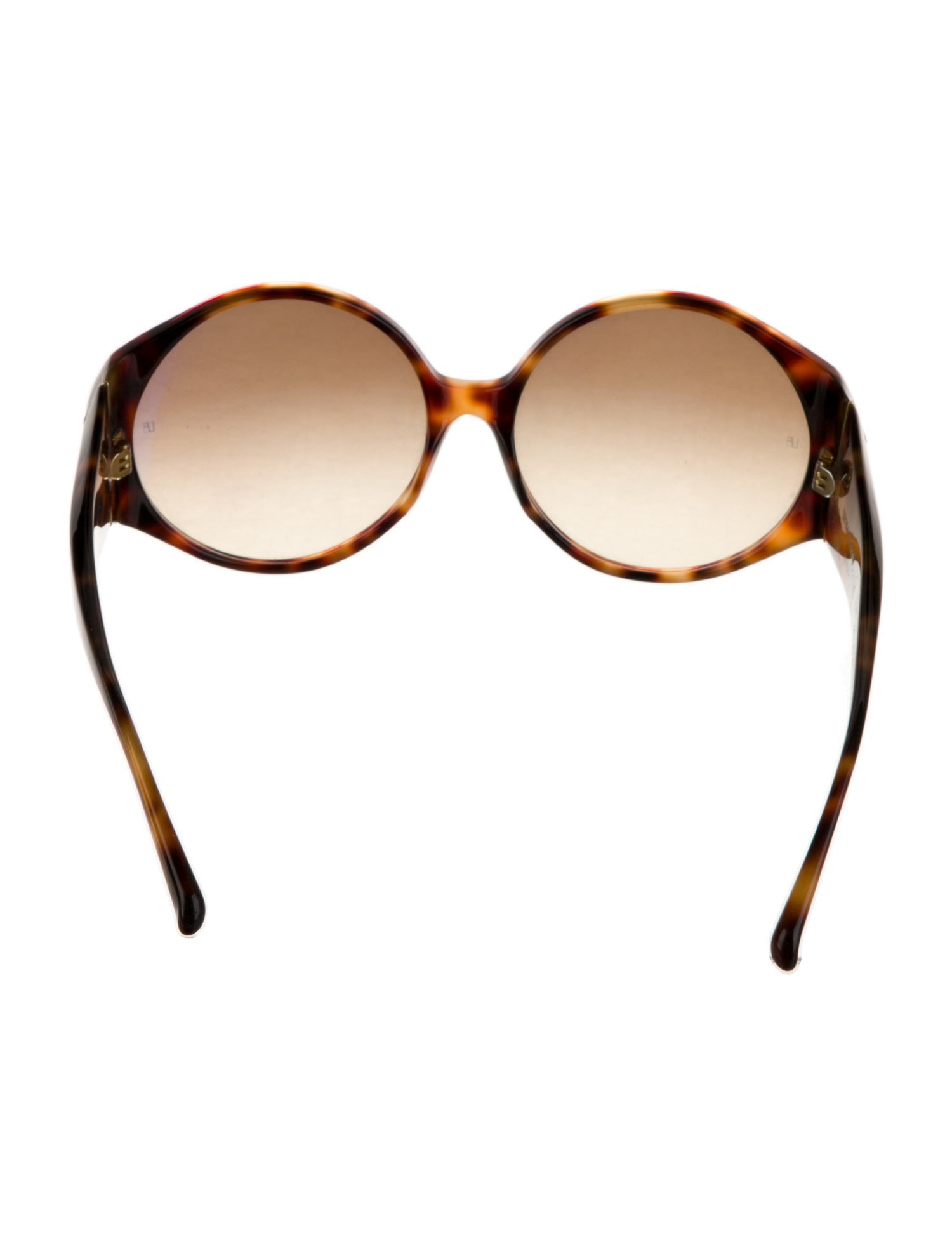 Linda Farrow Oversize Gradient Sunglasses