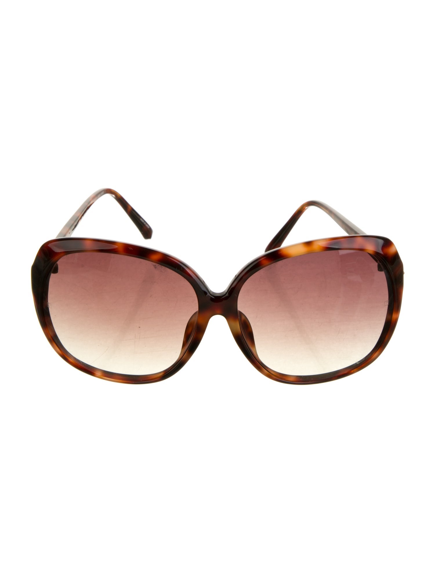 Linda Farrow Oversize Gradient Sunglasses