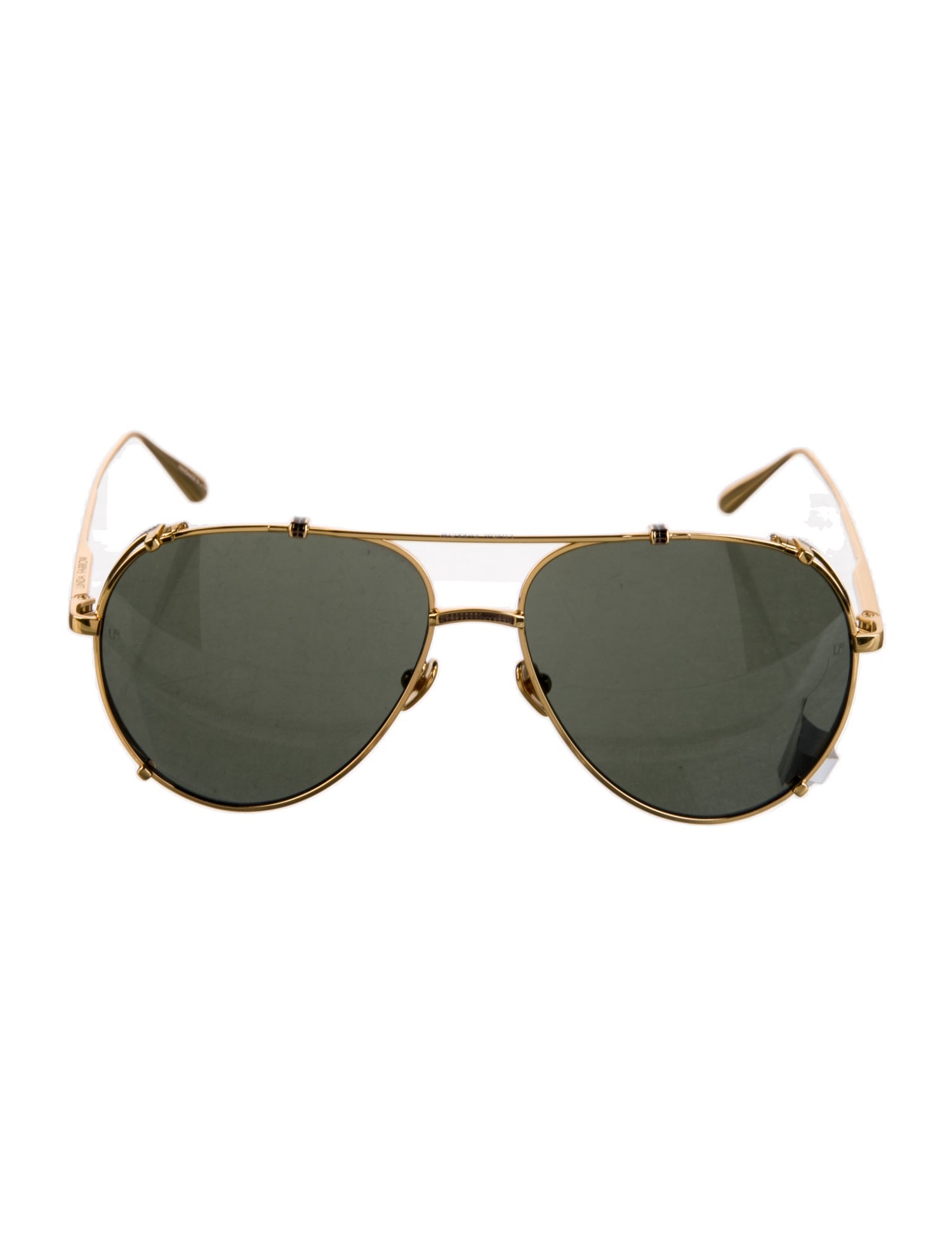 Linda Farrow Aviator Mirrored Sunglasses
