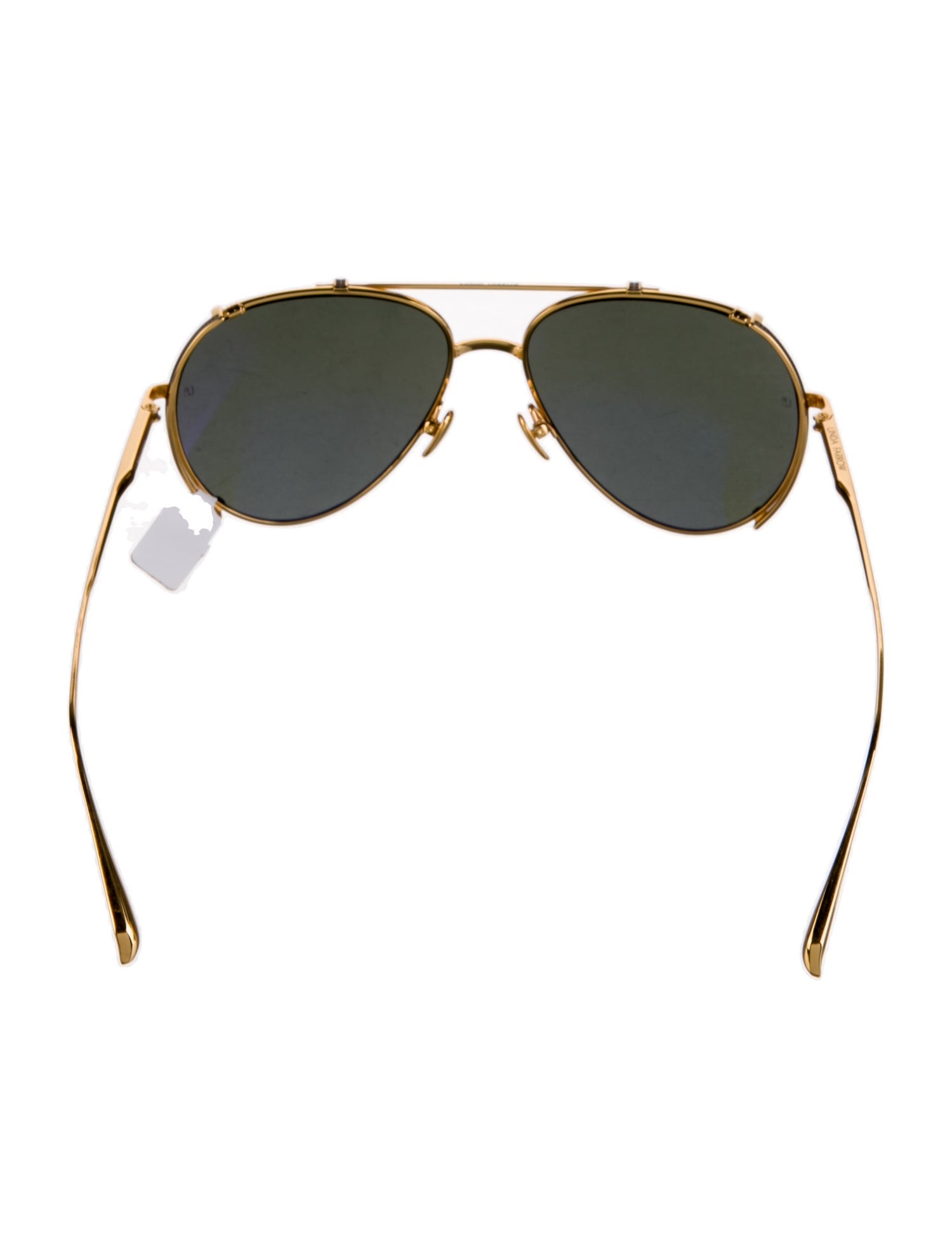 Linda Farrow Aviator Mirrored Sunglasses