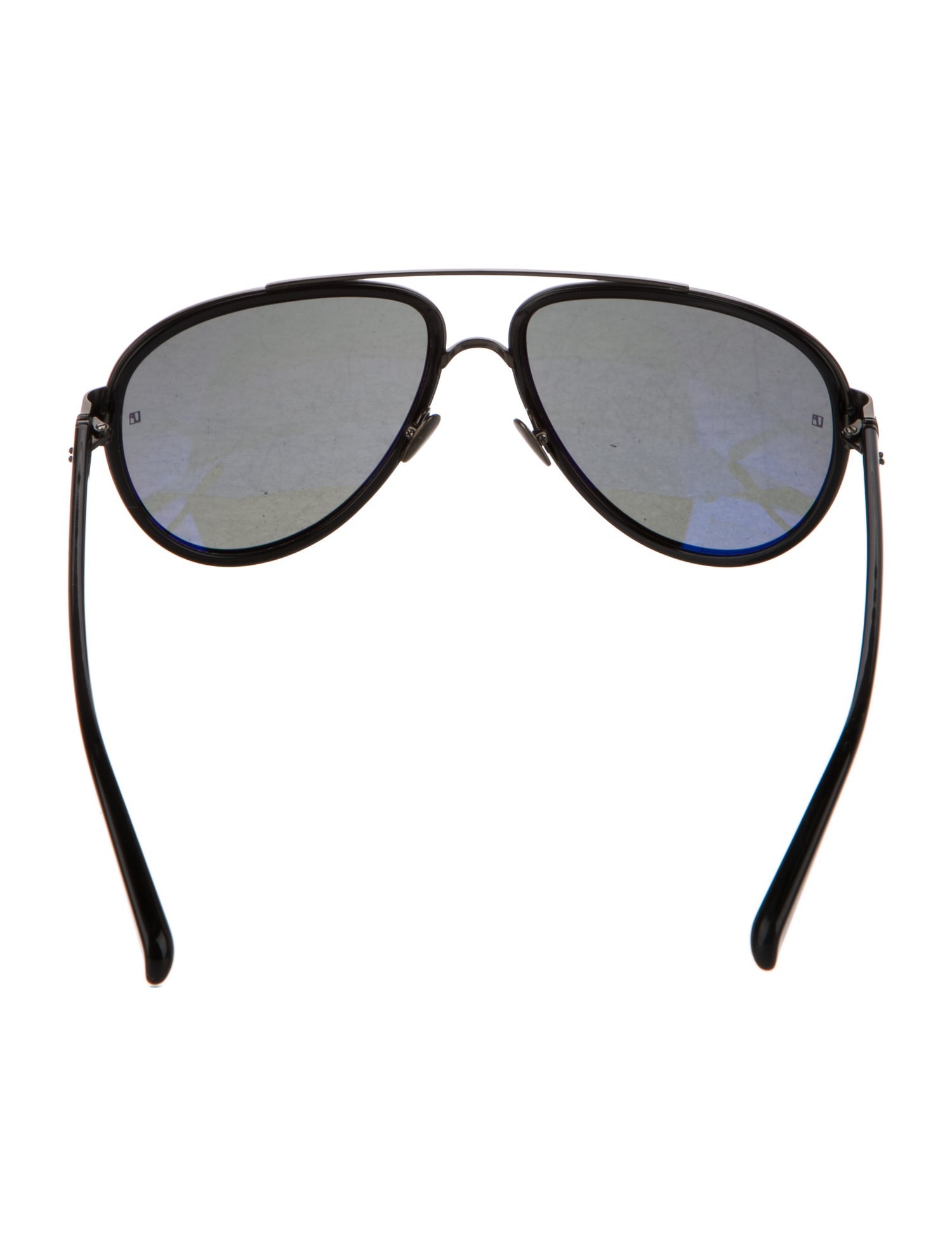 Linda Farrow Aviator Tinted Sunglasses