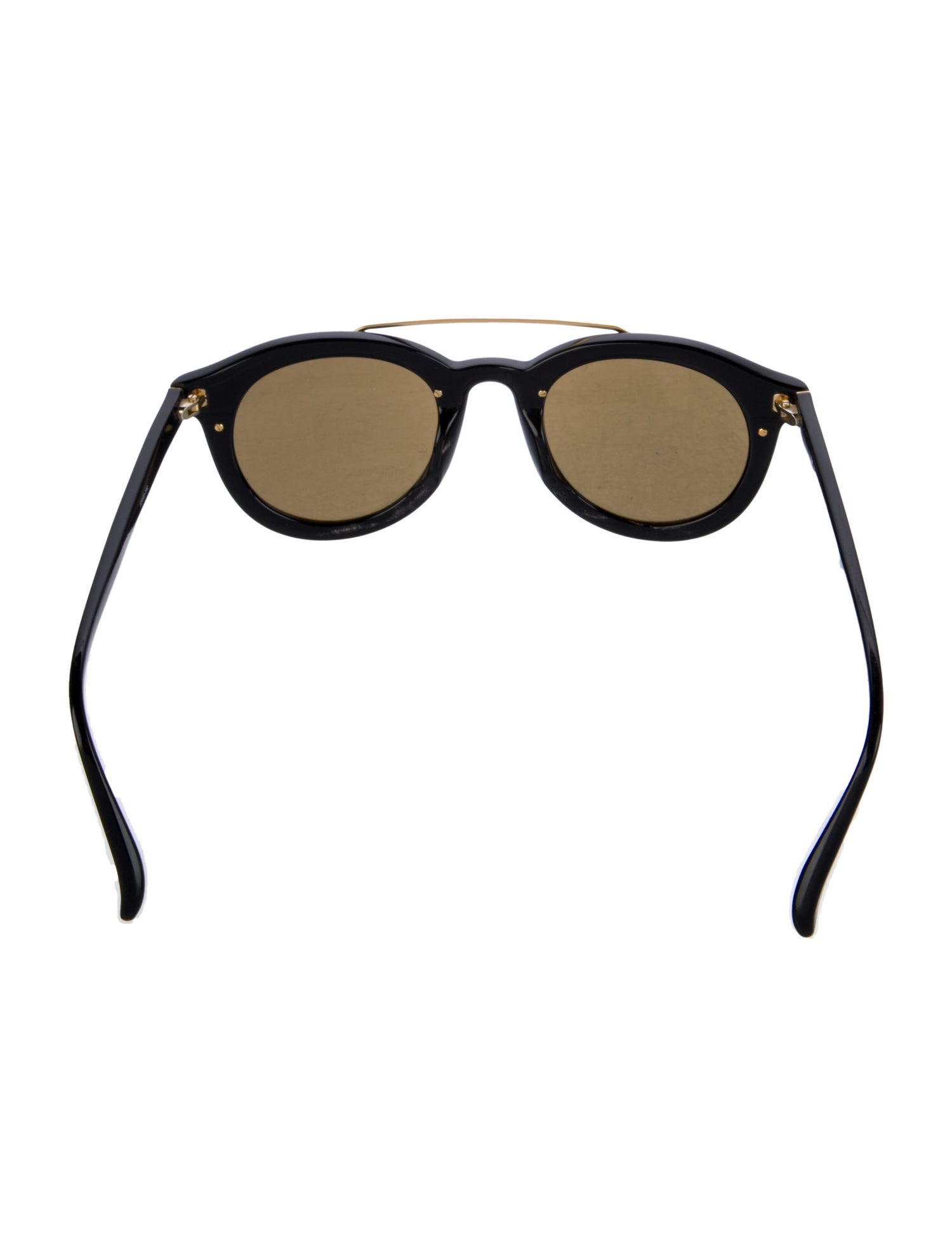 Linda Farrow Round Tinted Sunglasses