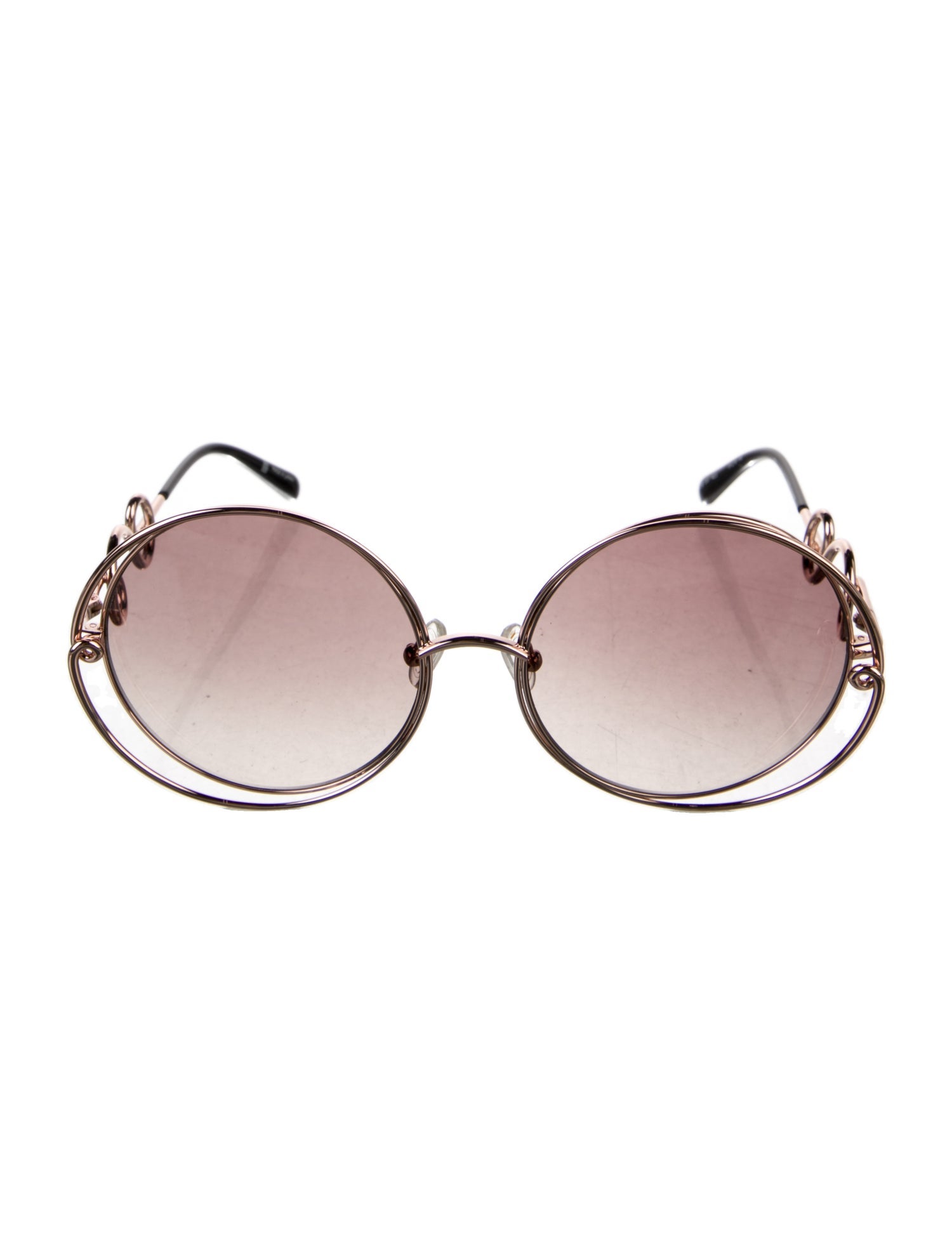 Linda Farrow Oversize Gradient Sunglasses