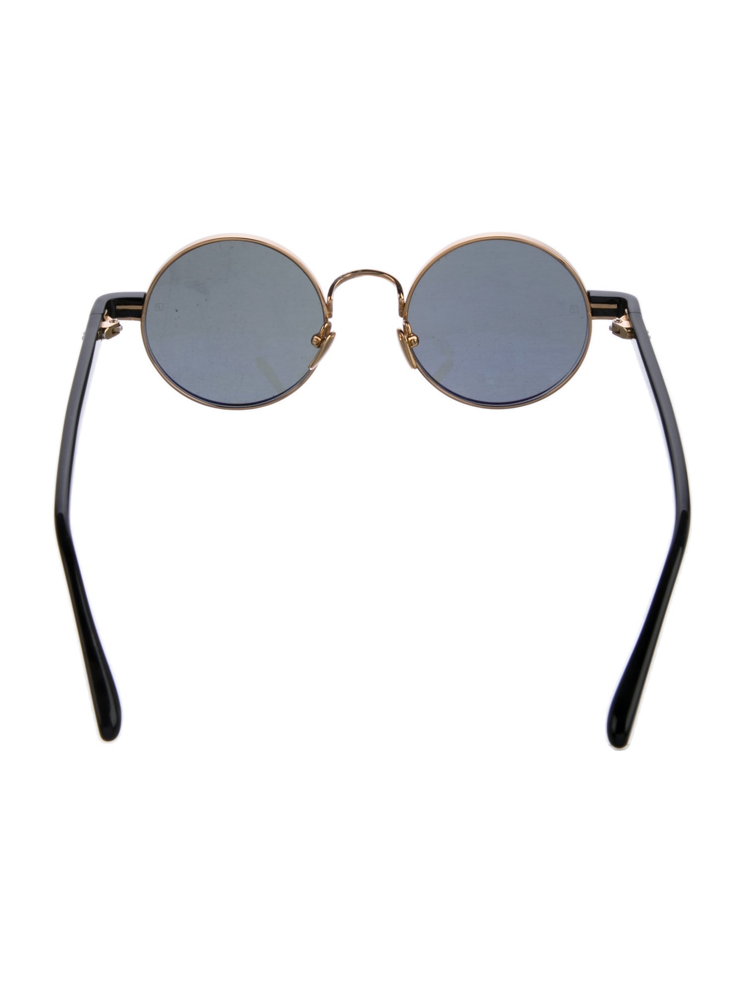 Linda Farrow Round Tinted Sunglasses