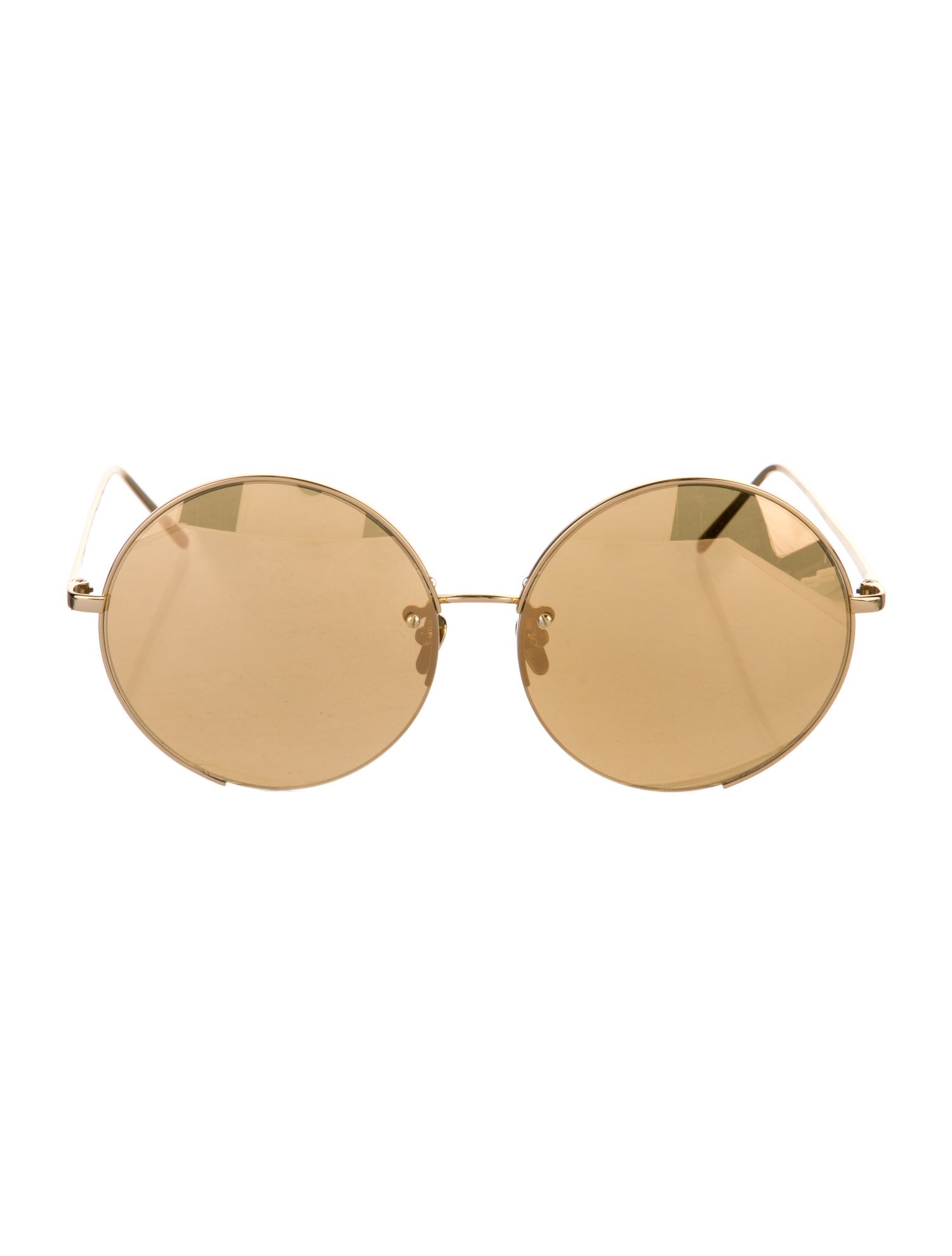 Linda Farrow Oversize Mirrored Sunglasses