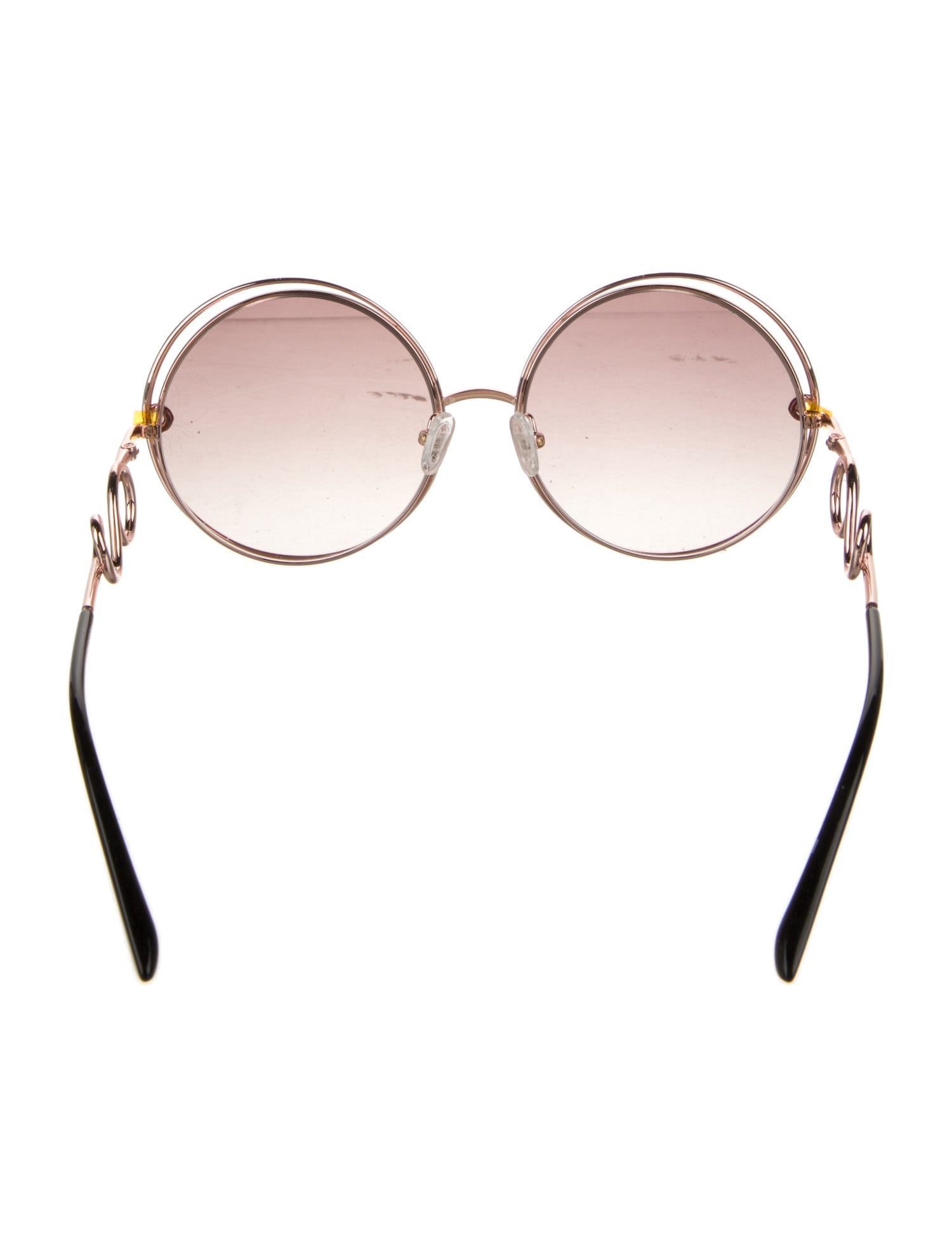 Linda Farrow Oversize Gradient Sunglasses
