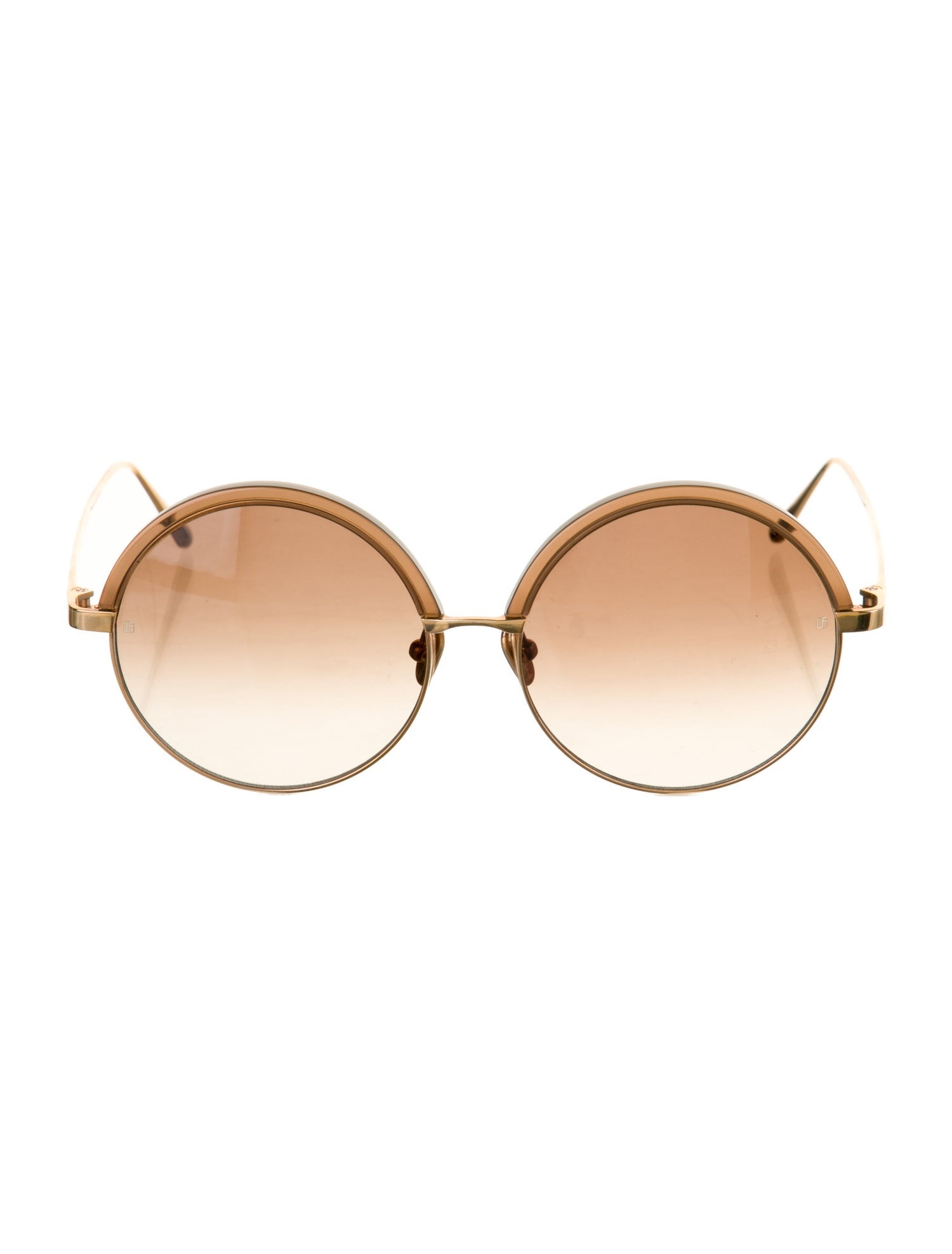 Linda Farrow Oversize Gradient Sunglasses