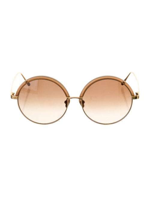 Linda Farrow Oversize Gradient Sunglasses