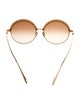 Linda Farrow Oversize Gradient Sunglasses