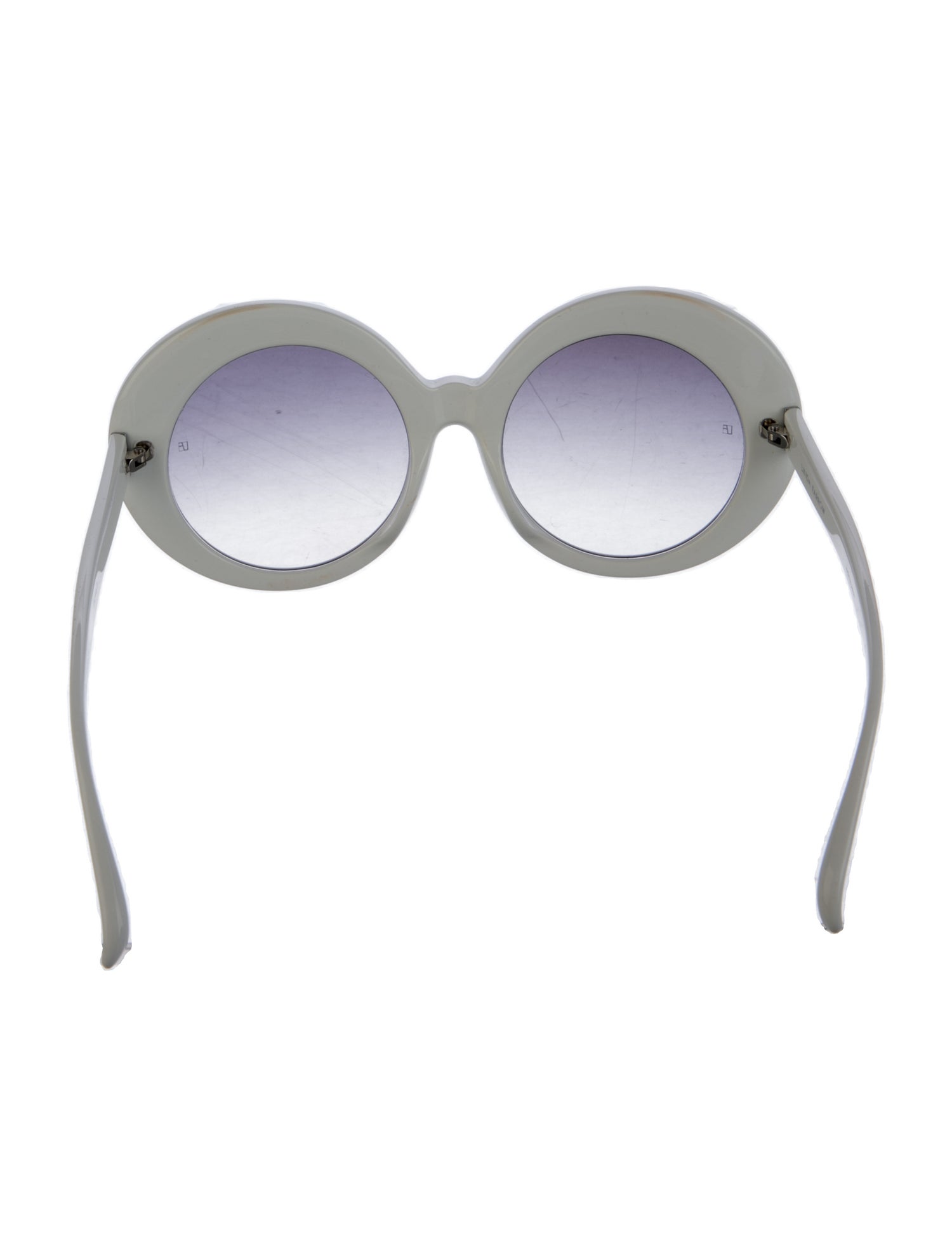 Linda Farrow Cat No.3 Round Sunglasses