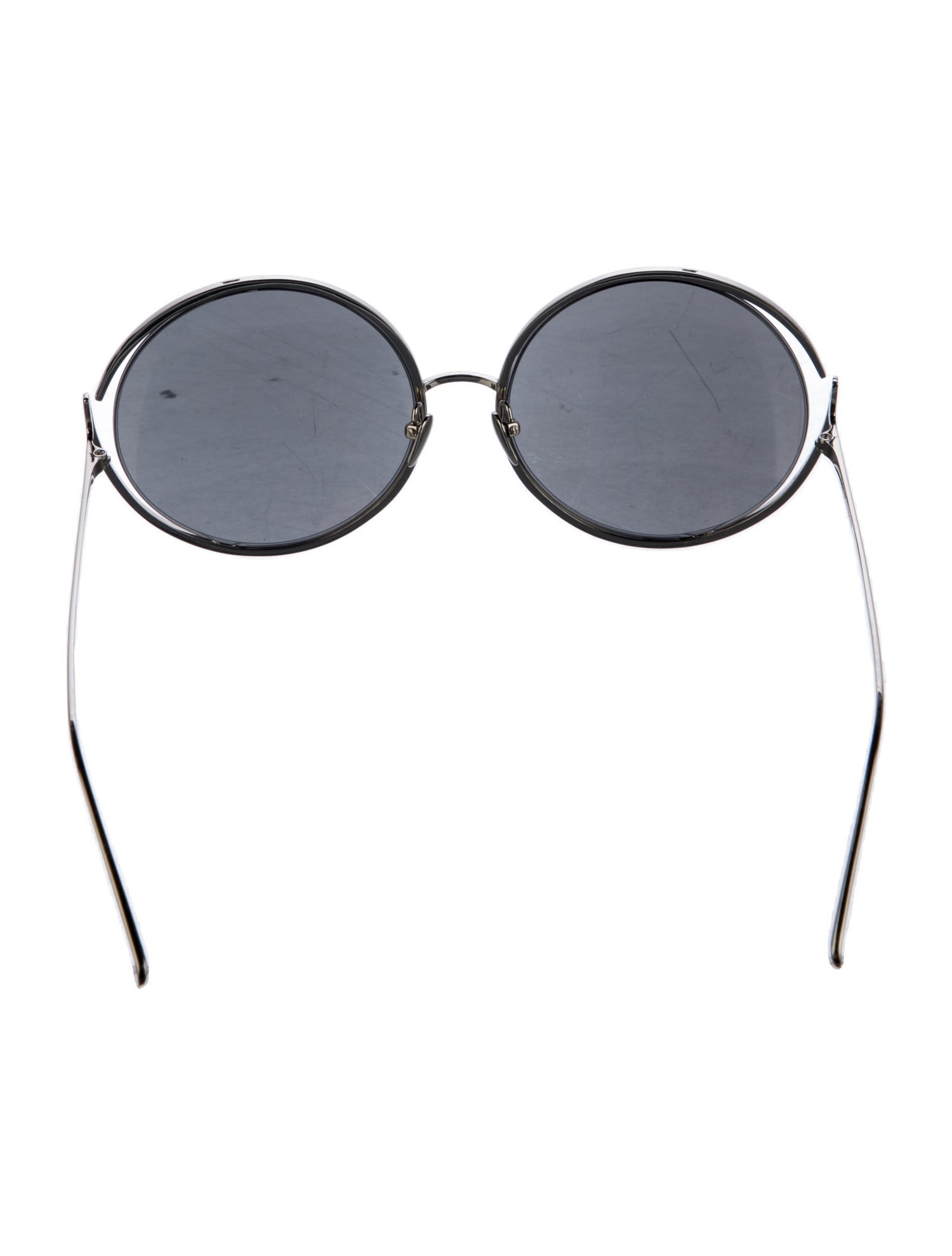 Linda Farrow Aviator Tinted Sunglasses