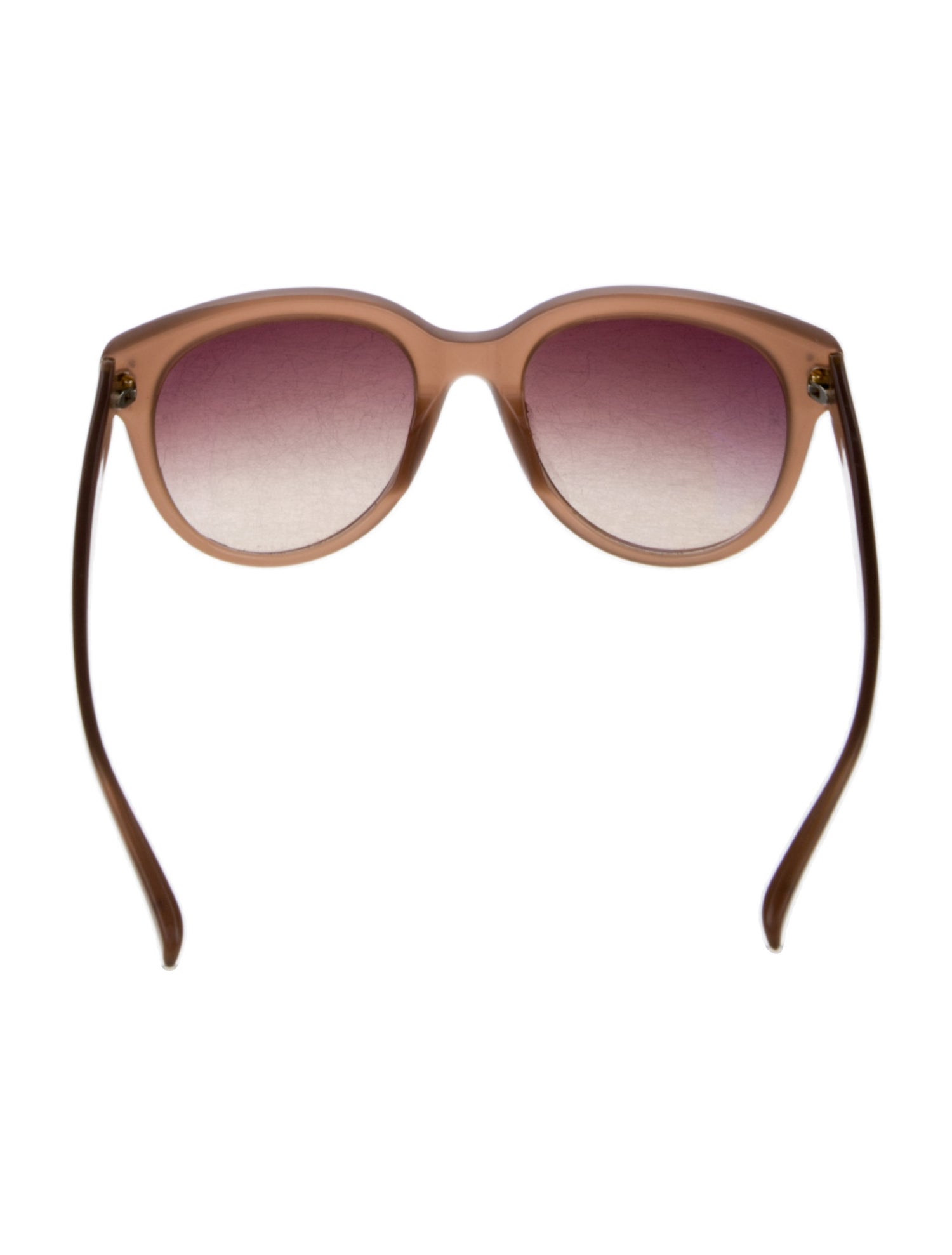 Linda Farrow Oversize Gradient Sunglasses