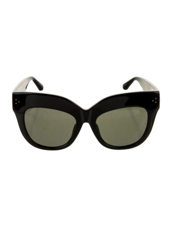 Linda Farrow Dunaway Oversize Sunglasses