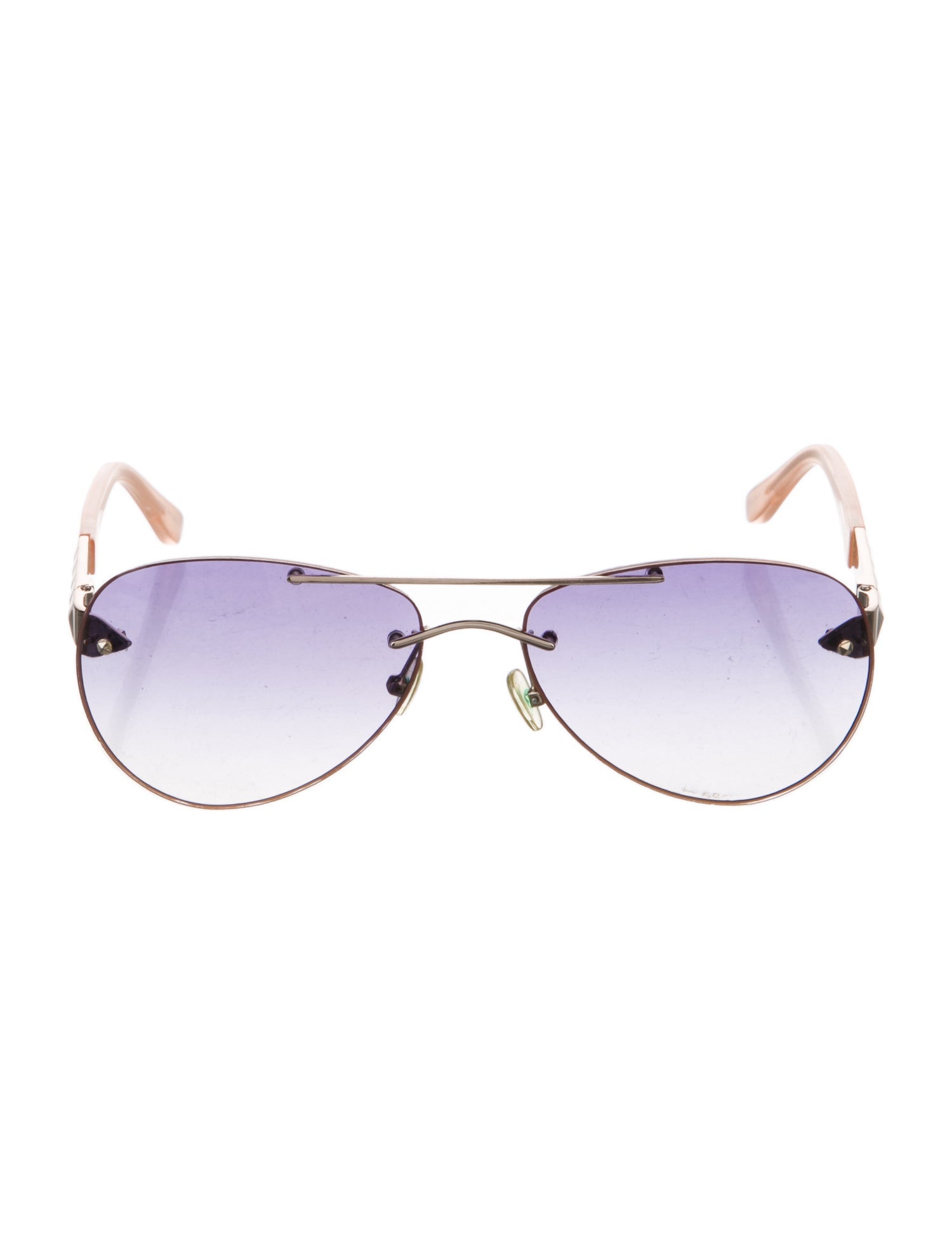Linda Farrow Aviator Gradient Sunglasses