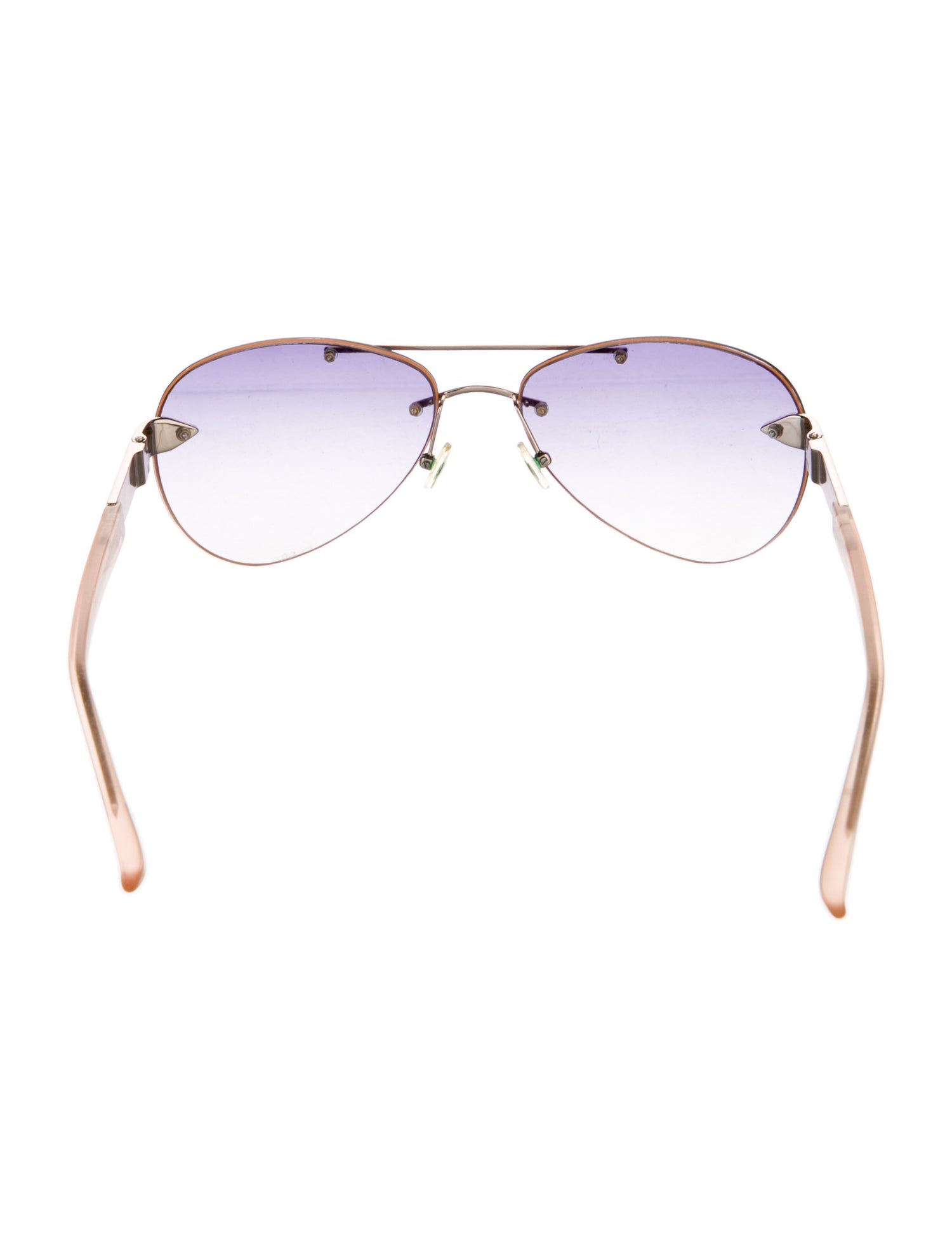 Linda Farrow Aviator Gradient Sunglasses