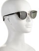 Linda Farrow Cat-Eye Tinted Sunglasses