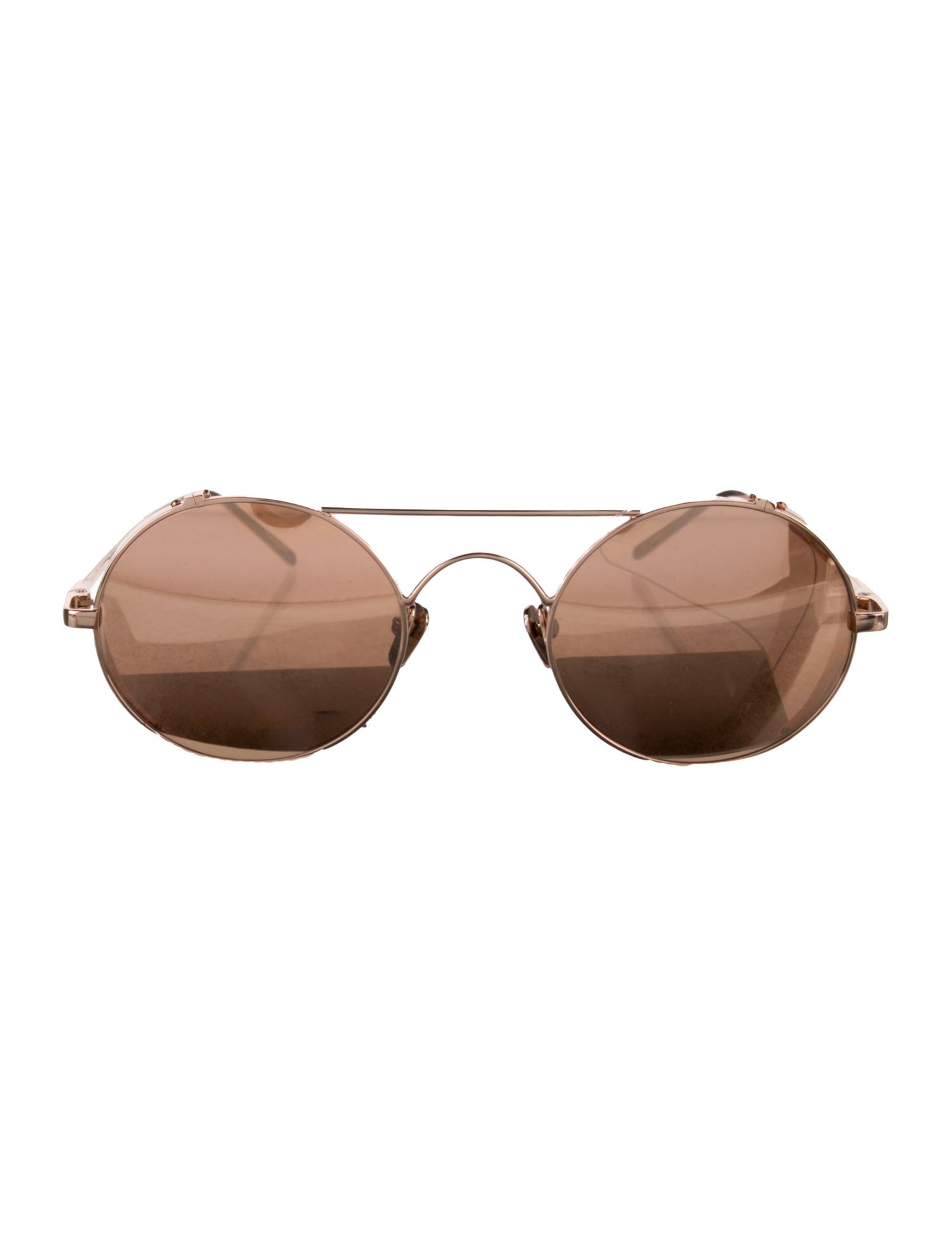 Linda Farrow Aviator Tinted Sunglasses