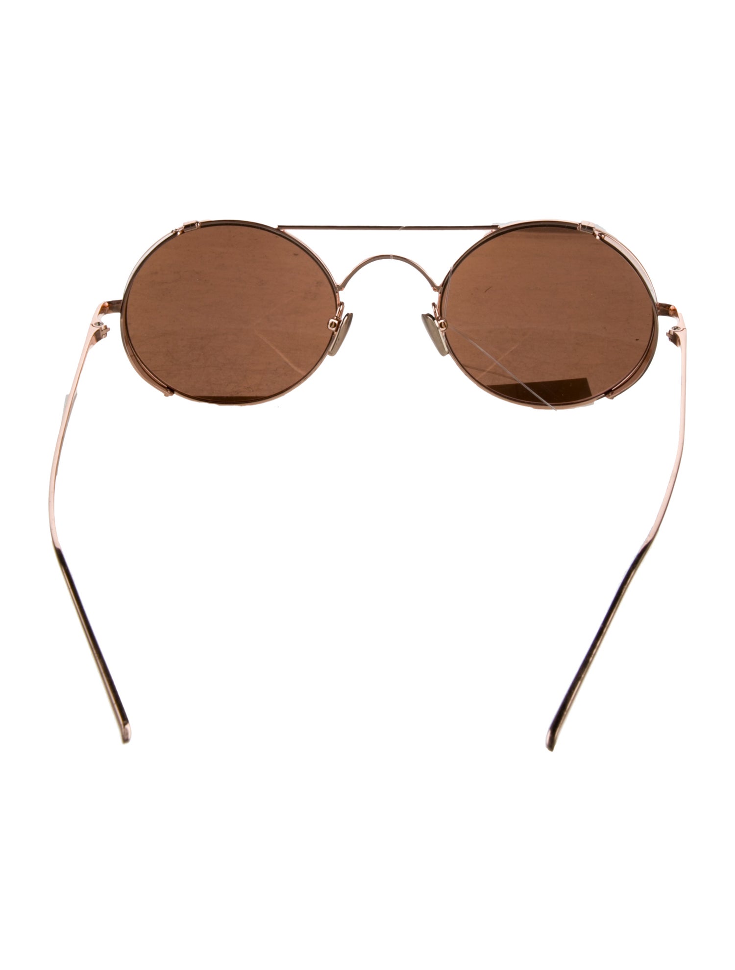 Linda Farrow Aviator Tinted Sunglasses