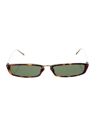 Linda Farrow Square Tinted Sunglasses