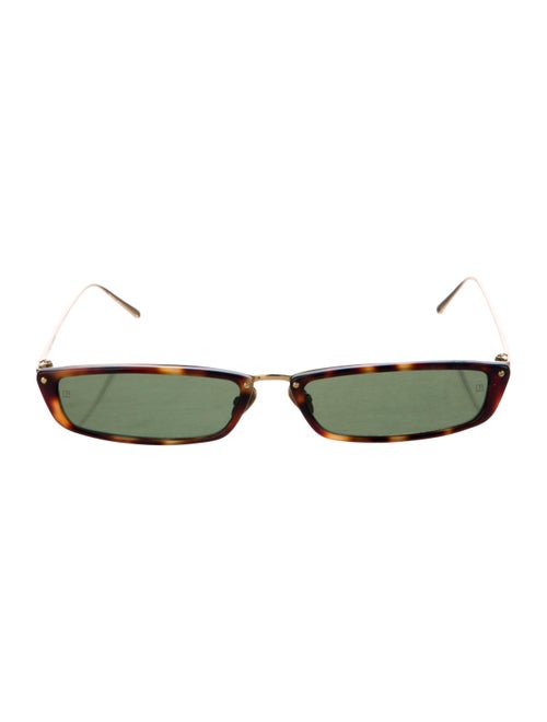 Linda Farrow Square Tinted Sunglasses