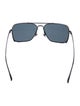 Linda Farrow Square Tinted Sunglasses