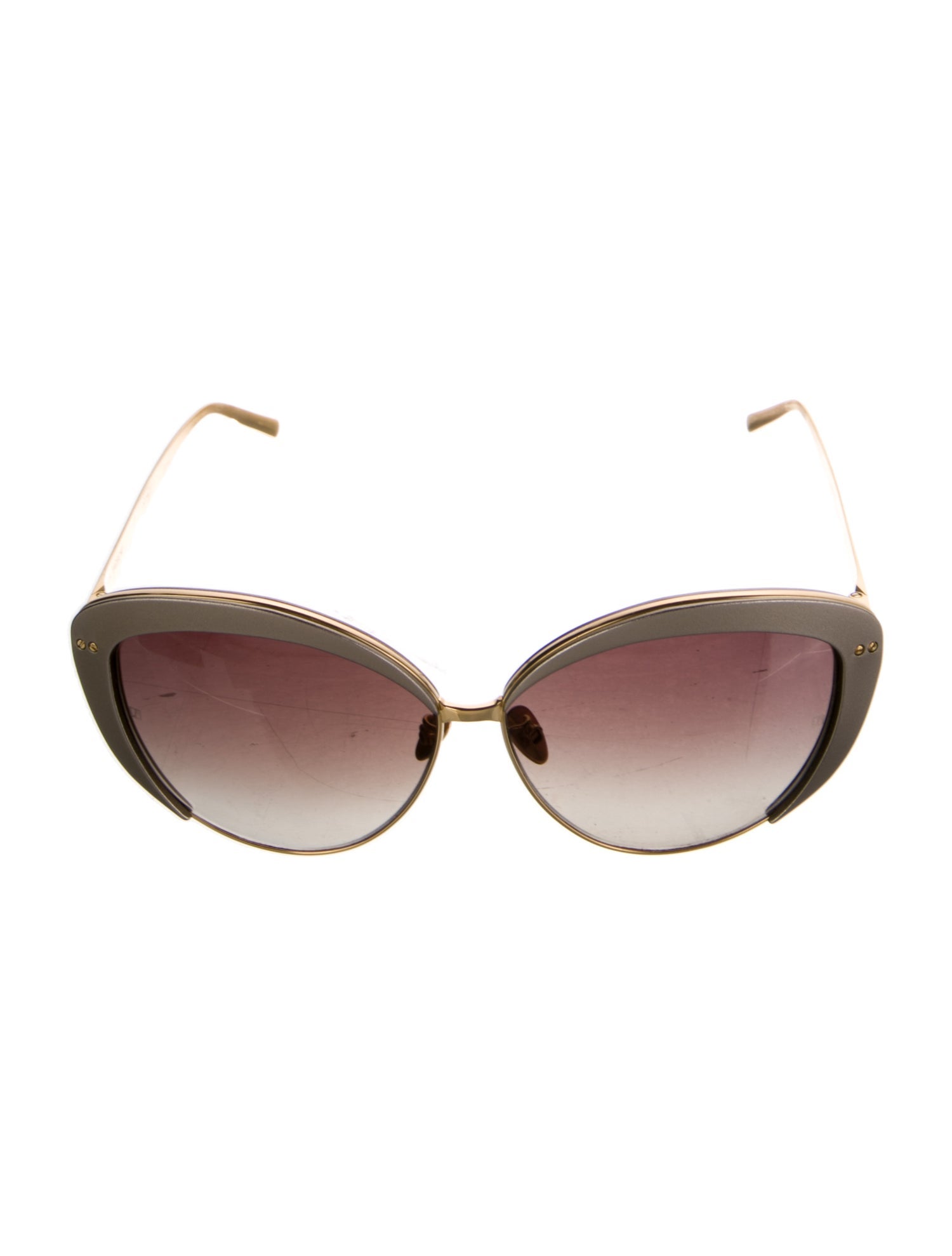 Linda Farrow Cat-Eye Gradient Sunglasses