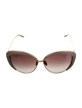 Linda Farrow Cat-Eye Gradient Sunglasses