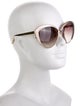 Linda Farrow Cat-Eye Gradient Sunglasses