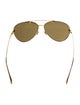 Linda Farrow Aviator Tinted Sunglasses