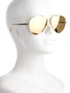 Linda Farrow Aviator Tinted Sunglasses