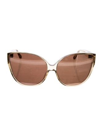 Linda Farrow Oversize Tinted Sunglasses