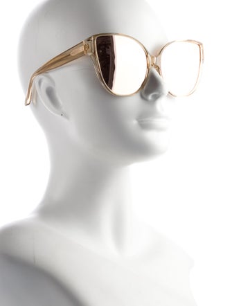 Linda Farrow Oversize Tinted Sunglasses