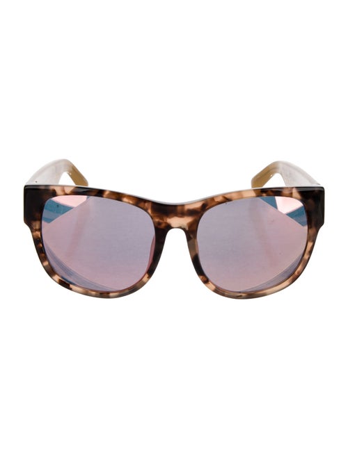 Linda Farrow Wayfarer Mirrored Sunglasses