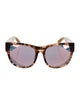 Linda Farrow Wayfarer Mirrored Sunglasses