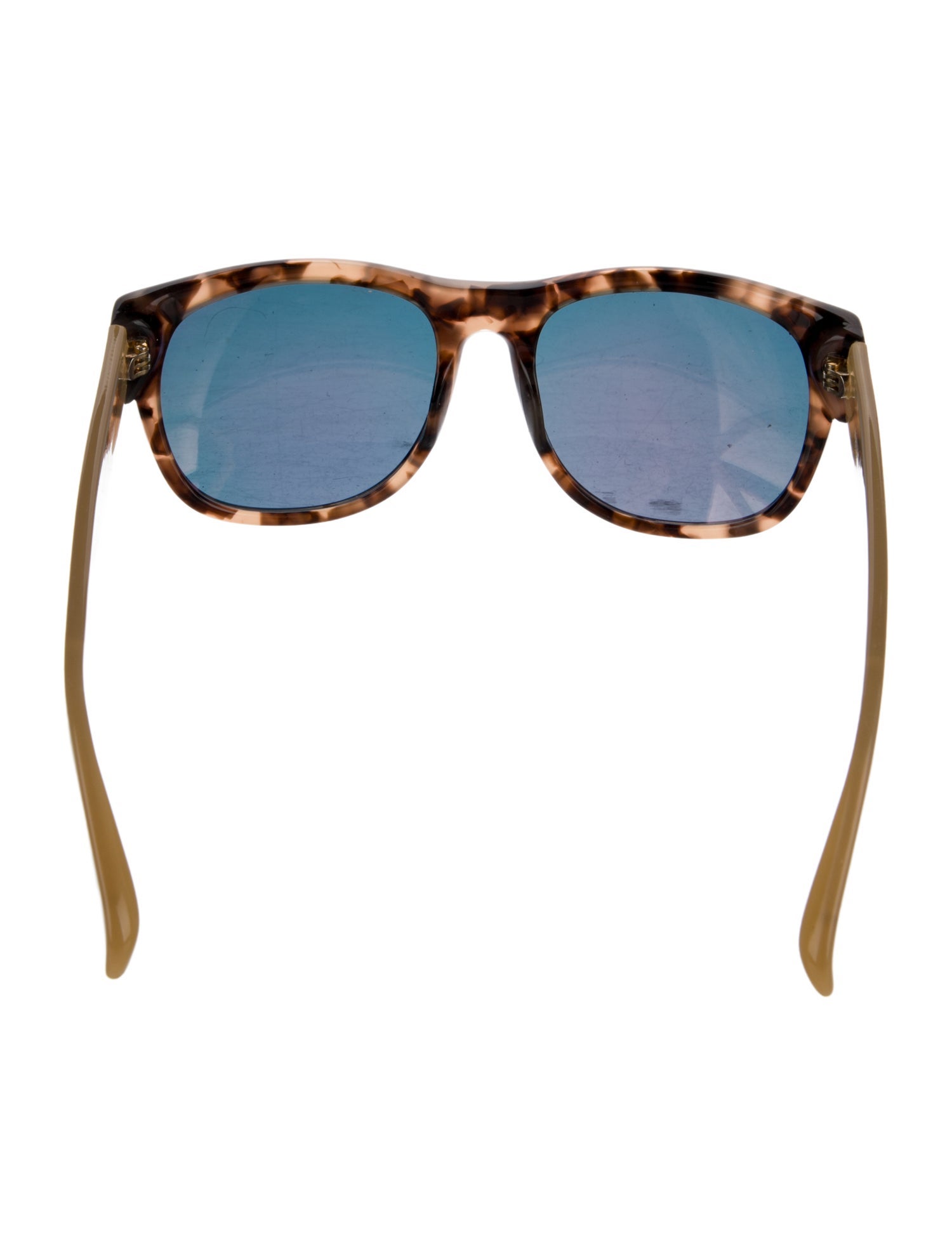 Linda Farrow Wayfarer Mirrored Sunglasses