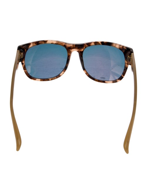 Linda Farrow Wayfarer Mirrored Sunglasses
