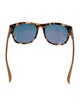 Linda Farrow Wayfarer Mirrored Sunglasses